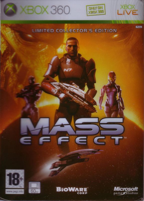 Mass Effect Collector’s Edition box art for Xbox 360